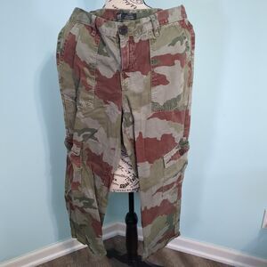 Zara Pants Women's 4 TRF Collection Camo Cargo Pocket